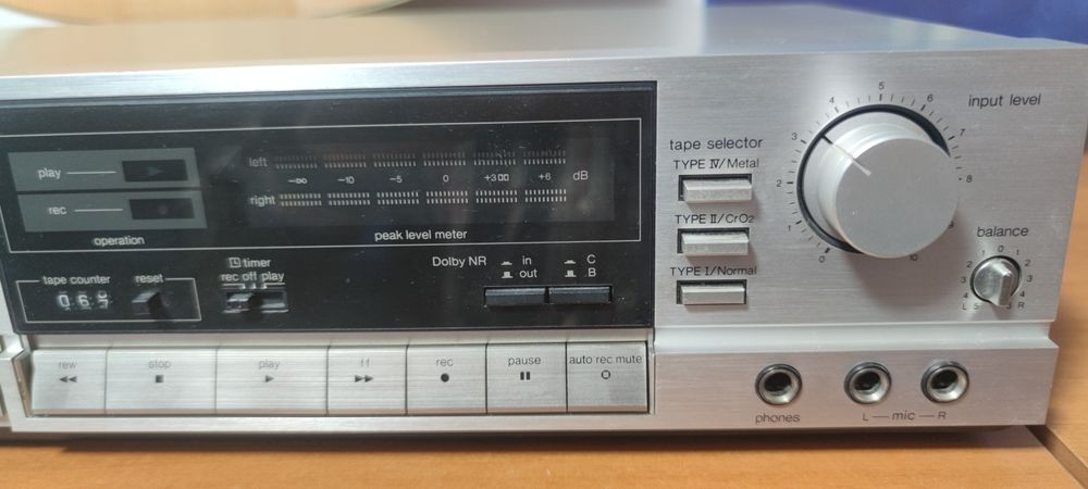 Technics: Deck RS - B305, CD Player SL PG 520, Boxe SB CA 10