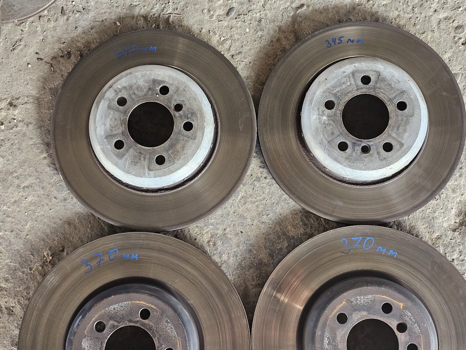 Предни и задни дискове бмв м перформанс m performance 370mm 370мм 345