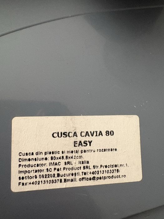 Cusca pentru iepuri/rozatoare