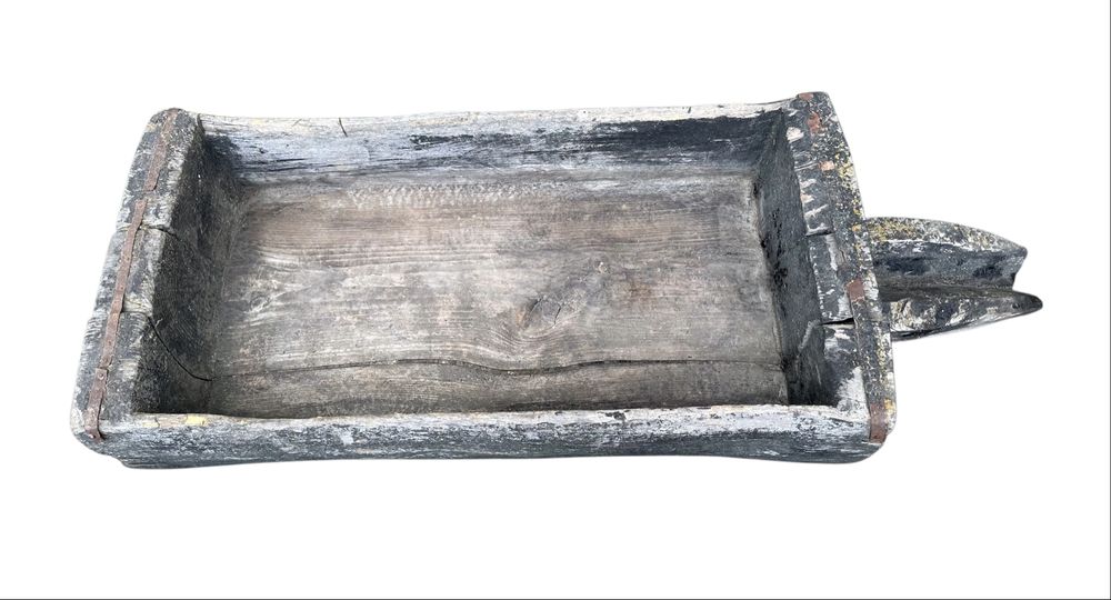 Covata imensa taraneasca lemn plop barduita manual