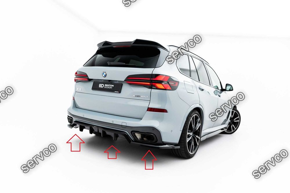 Pachet Set Splitter Exterior Lip Prelungiri Body kit tuning Bmw X5 G05 M-Pachet Facelift 2023- v7 - Maxton Design