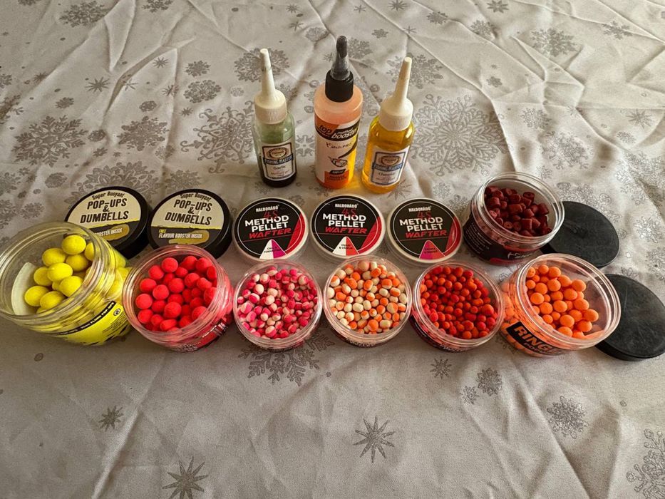 Плуващи топчета,люти пелети и гелове