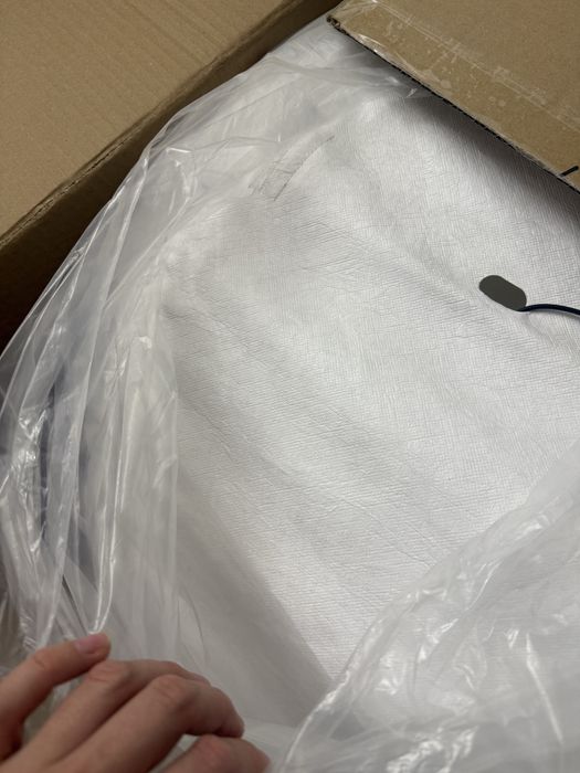 Люстра из перерботанного материала