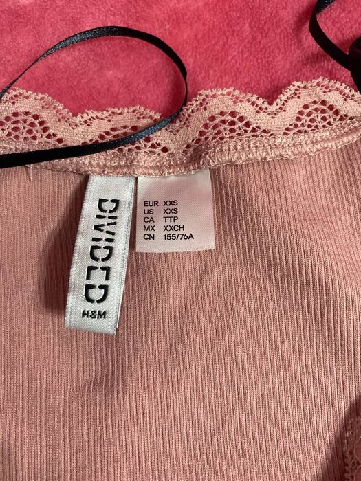 топик розовый H&M