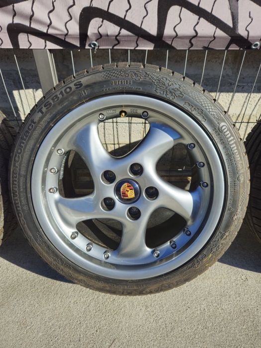 Джанти eMotion Wheels 18цола 5х130  8j et52 на 10j et60 Porsche