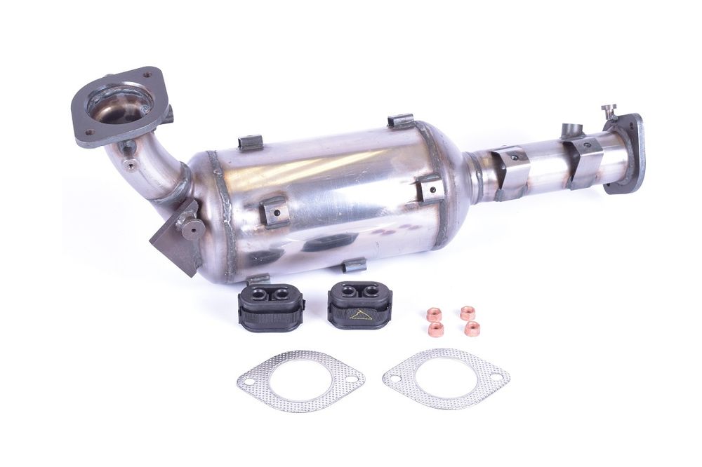 Filtru de particule Diesel DPF Nissan Navara NP300 (D40), NP300 Navara (D40), Pathfinder III (R51) Motor 2.5 dCi, 2.5 dCi 4WD, lungime 670 mm, OE B0802EC00A