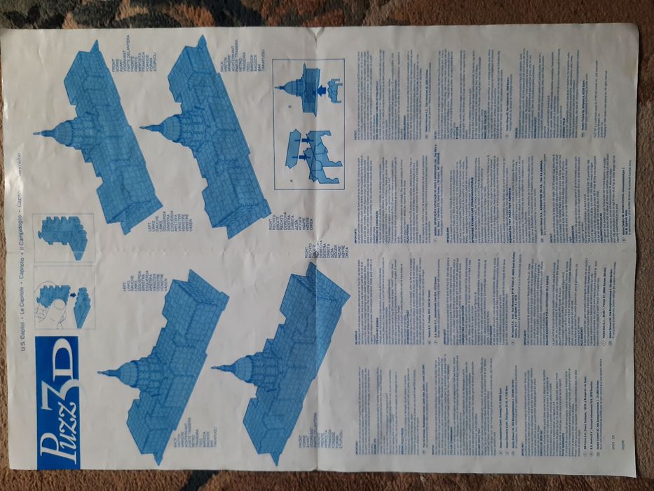 Puzzle 3D- Capitolul USA