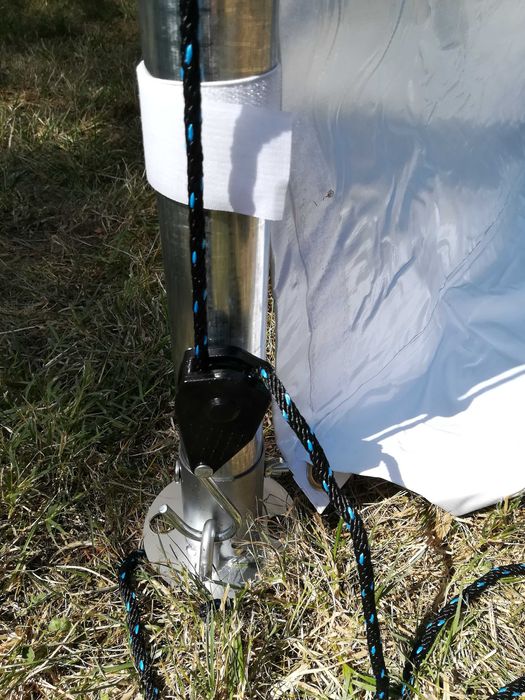 Шатра 6х6м островърха за кетъринг сватби 36 кв