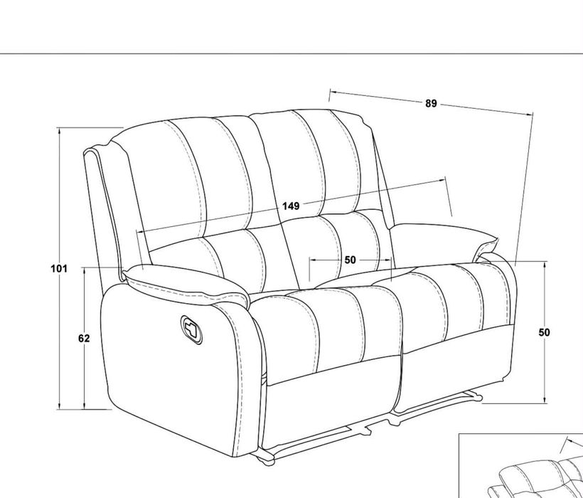 Диван тип Реклайнер