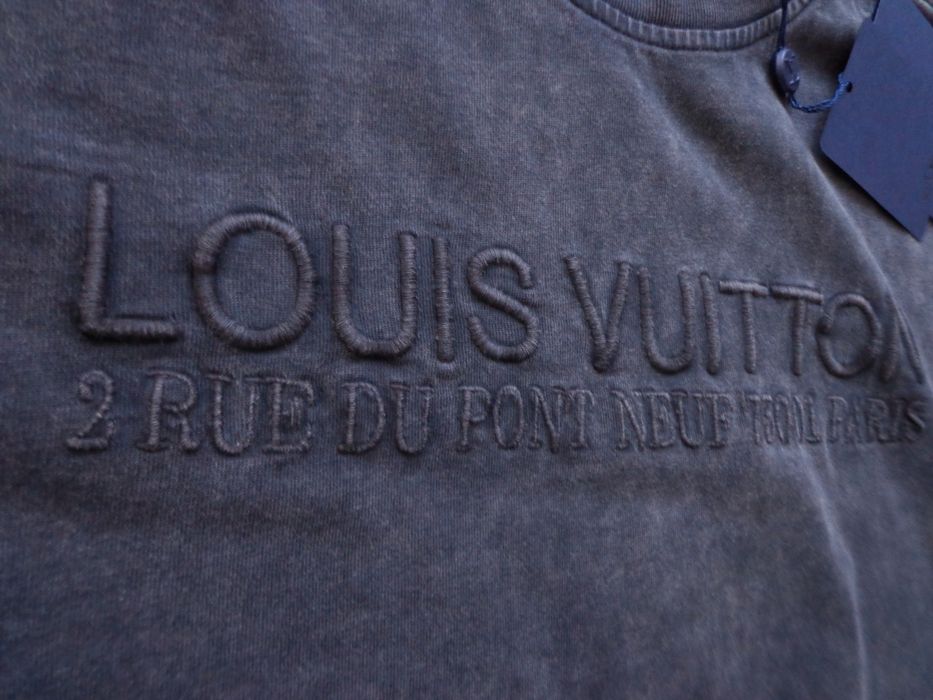 Мъжка тениска Louis Vuitton Washed Ribbed T shirt
