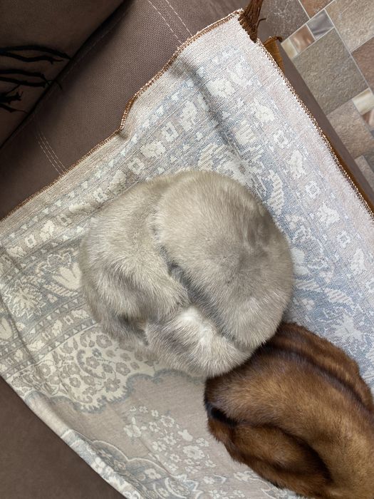 Норковые шапки Норка бас киімдер