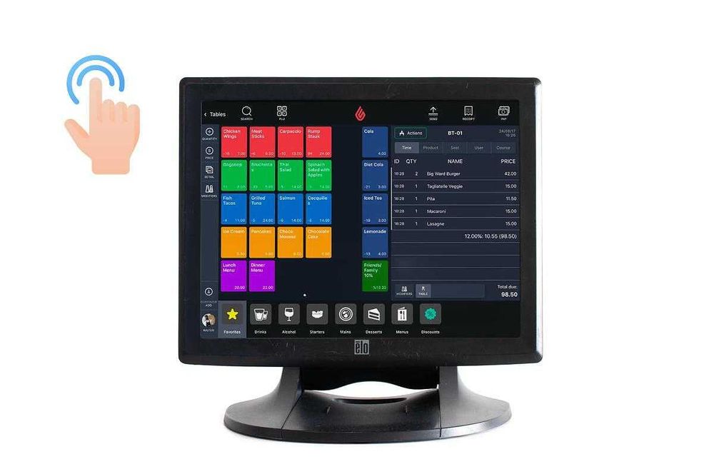 Промо: 15" Тъч скрийн монитор за магазин/заведение ELO 1515L (B)