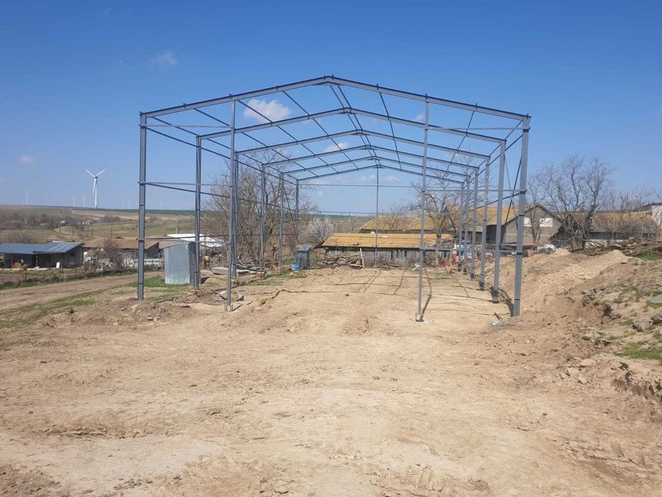 Vand hala metalica pe structura robusta 10m x 40m