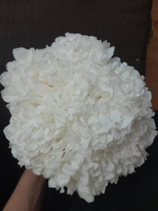 Пионы из салфеток