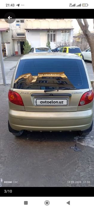 2009 yil matiz radnoy moshin