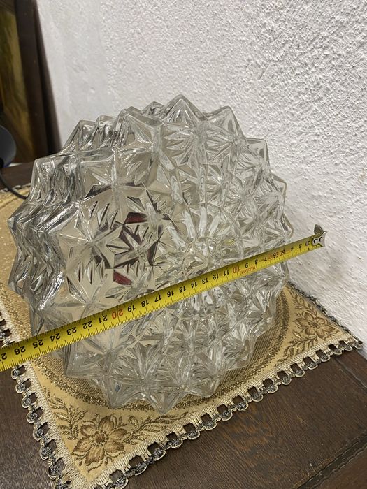 Винтидж полилей кристал и хром Германия 1960-те