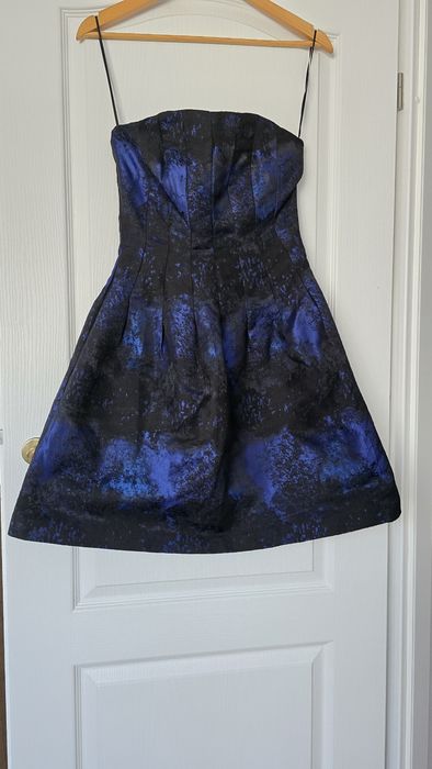 Rochie mini cu corset si buzunare, H&M, 38
