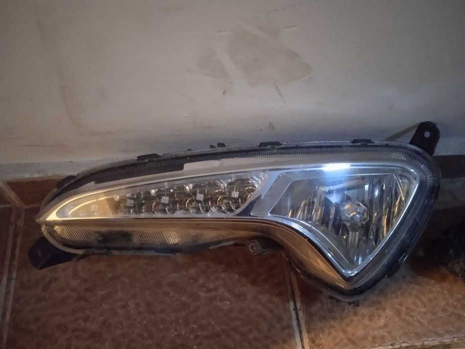 Противотуманка Хендай Солярис 2015 г