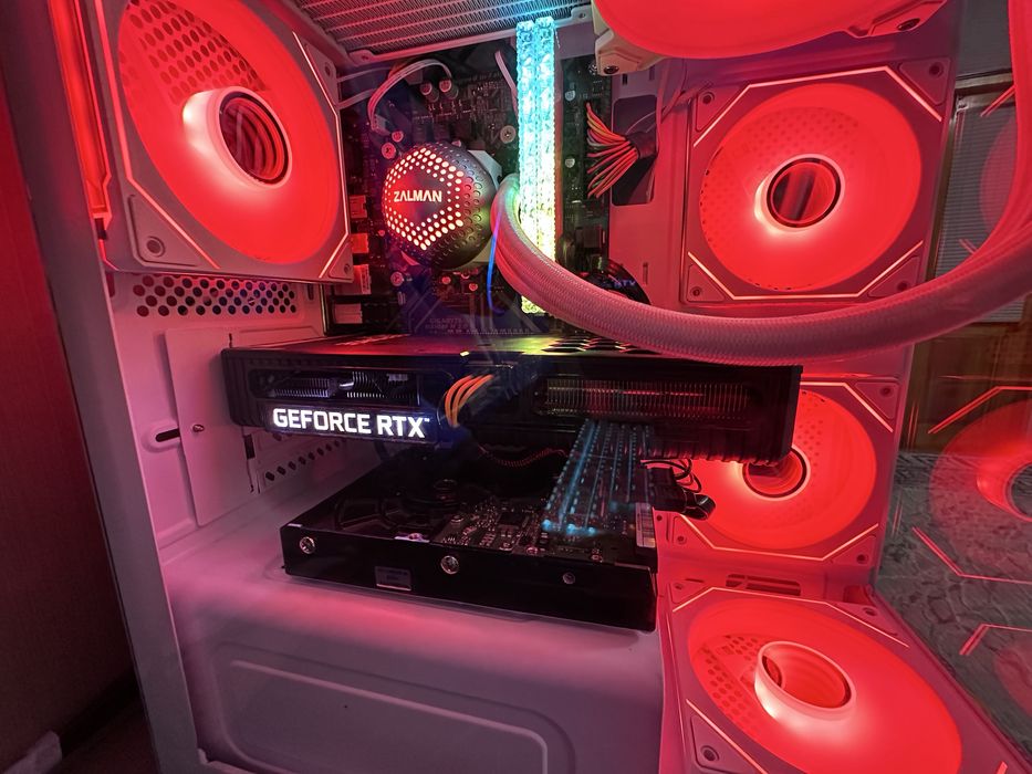 Gaming kompyuter to‘liq set RGB, monitor bilan, ideal holat