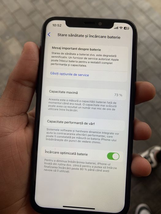 Iphone 11 pro spart spate