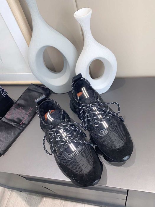 Adidasi Versace Chain Reaction l Produs NOU Premium din Piele Premium