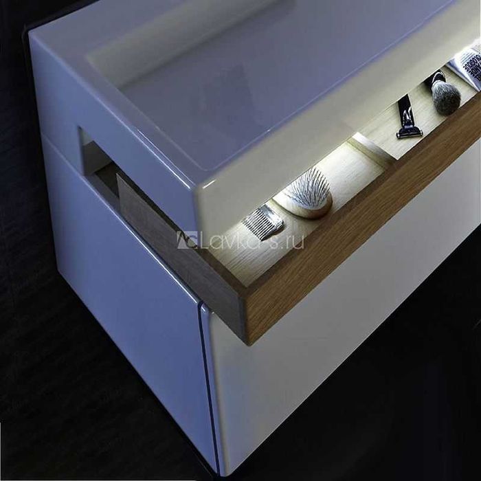 Тумба под мивка 80 см (стенна) с 2 чекмеджета – Jacob Delafon TERRACE