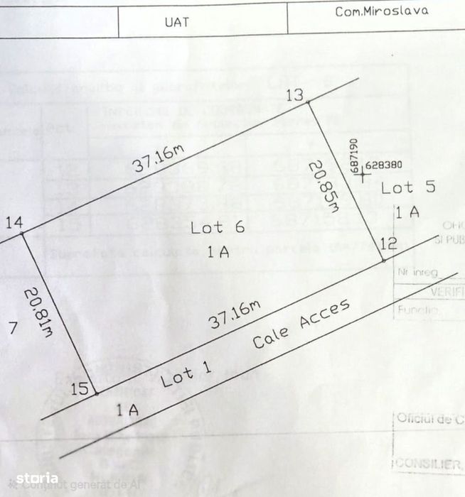 Teren in Vorovesti intre case cu toate utilitatile