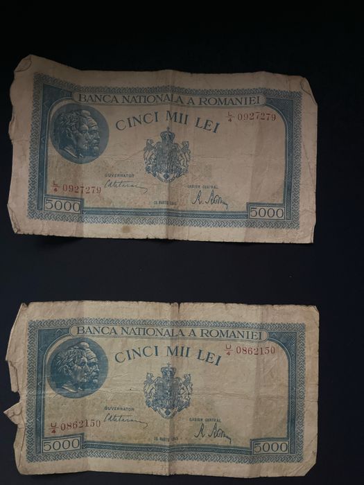 Bancnote românesti din anul 1945