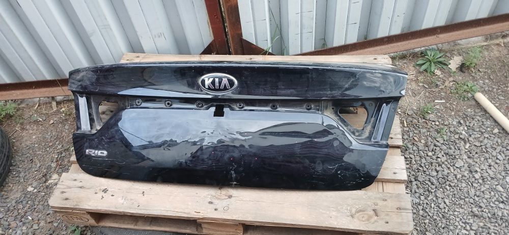 Багажник на рио 4 крышка багажника на kia rio 4 задный капот кафот