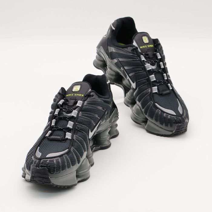!НОВИ! Nike Shox TL | Black/Grey | + КУТИЯ