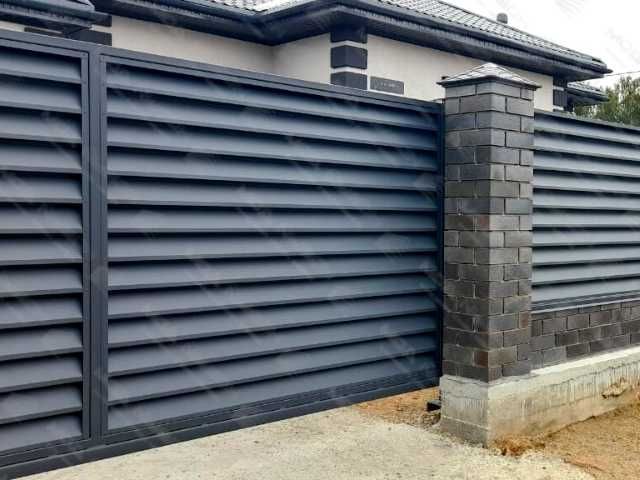 Забор жалюзи еврожалюзи