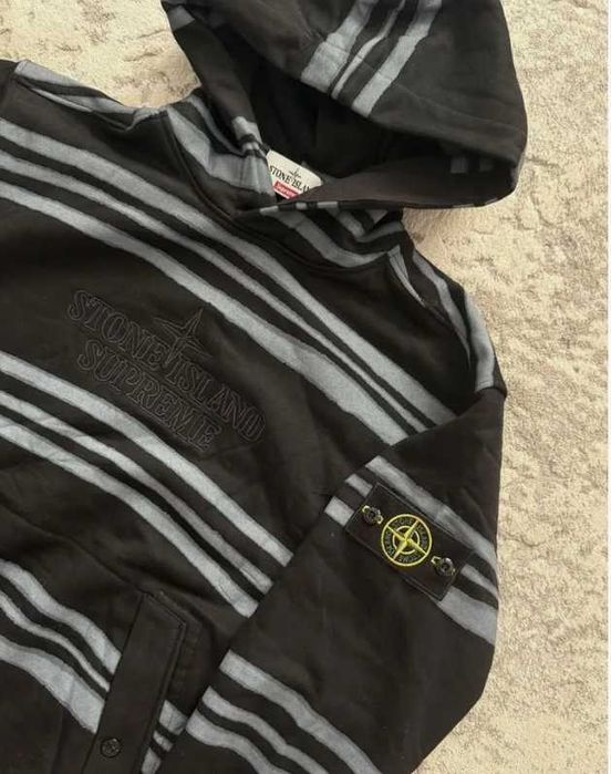 Stone island x Supreme худи