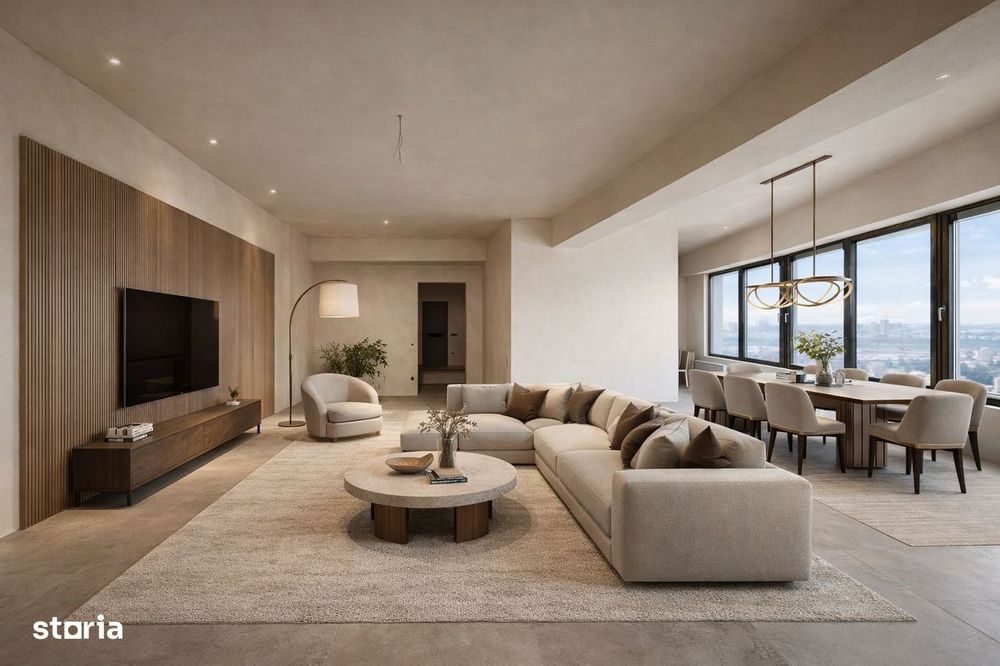 Penthouse pe 2 niveluri | etaj 24–25 | panoramă totală | 0% comision