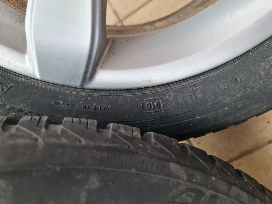 Roti complete 185 60 R15 Vw,Seat/Skoda,Audi 5x100 A1,Polo,Fabia,Ibiza