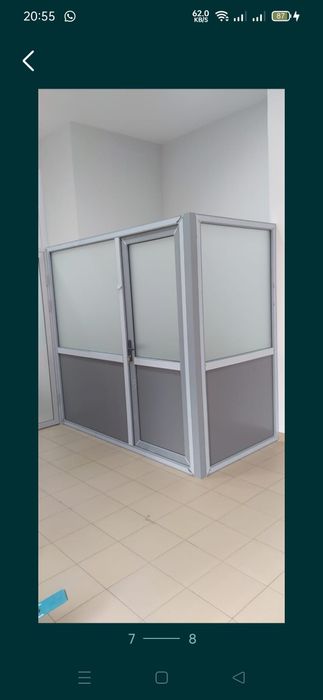 Перегородки Алюминий и ПВХ