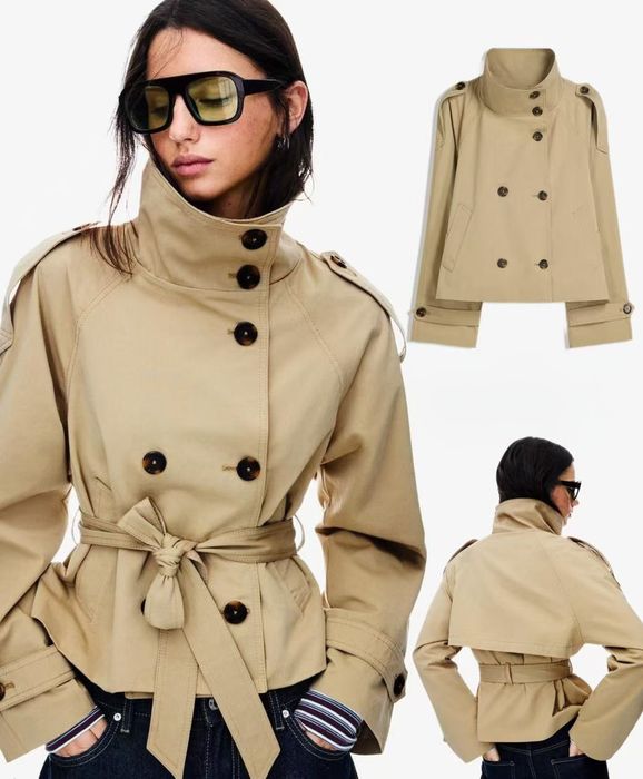 Страхотен модел дамски тренчкот