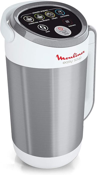 Блендер супник  Moulinex LM84 за крем супа, капацитет 1.2 л, 4 степени на скорост, 1000 W, 5 програми, сив