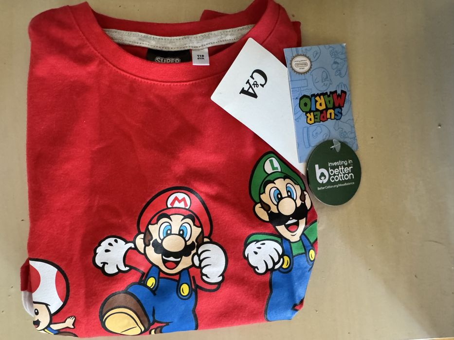 Super Mario блуза с дълъг ръкав C&A  116см.