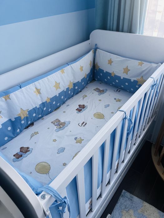 Трансформиращо се легло - кошара с повивалник и скрин