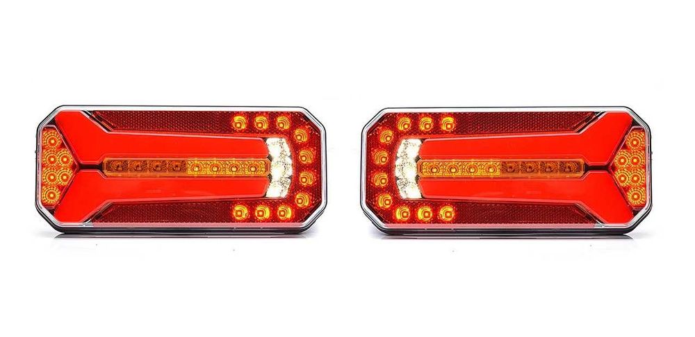 2бр LED Стопове, габарит мъгла заден ход рефлектор бягащ мигач 12v 24v