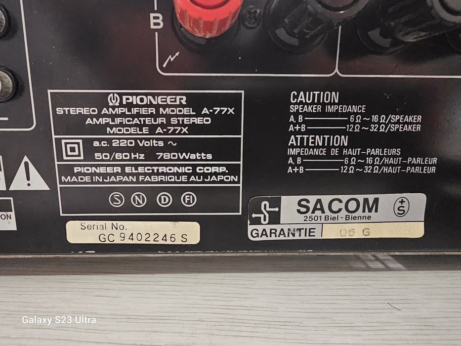 PIONEER A-77X 2x100w