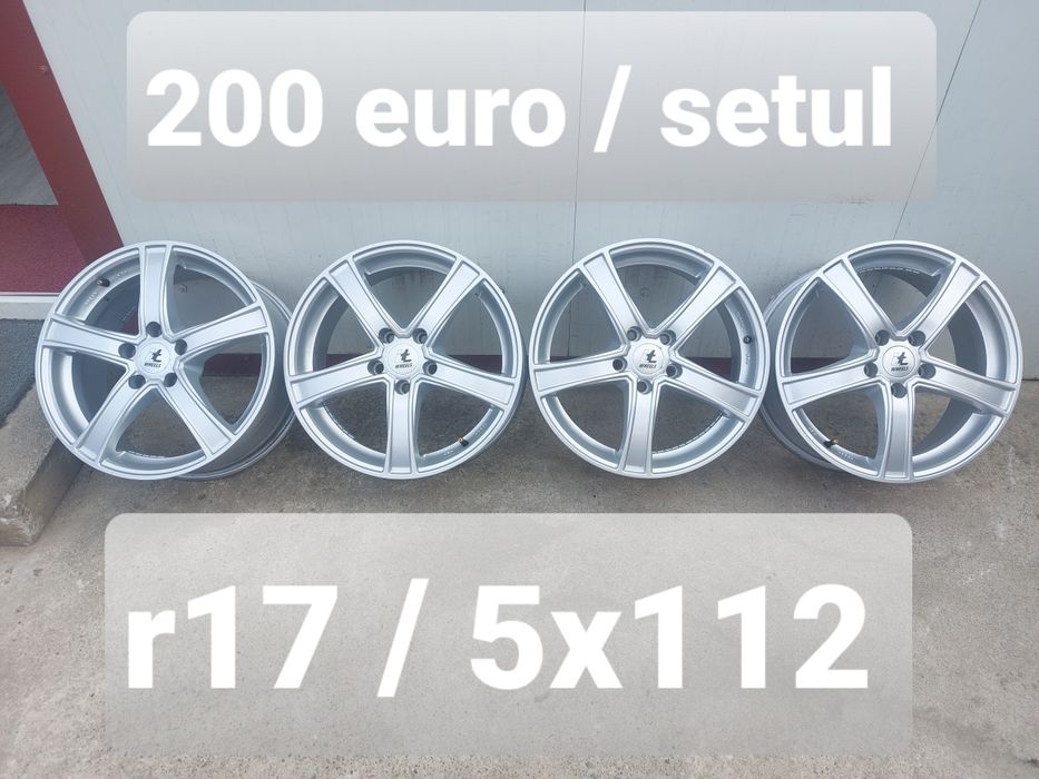 Jante din aluminiu r17 / Mercedes Vw Audi Skoda Seat / 5x112