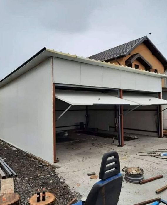 Garaje metalice din panouri sandwich