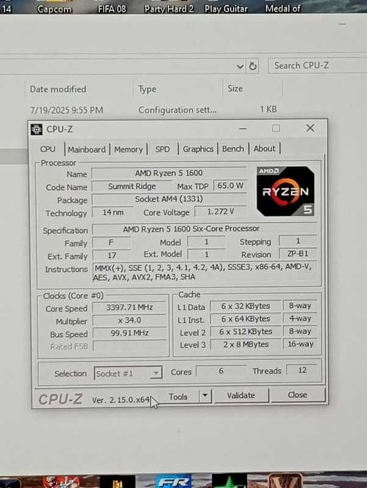 Procesor AMD Ryzen 5 1600