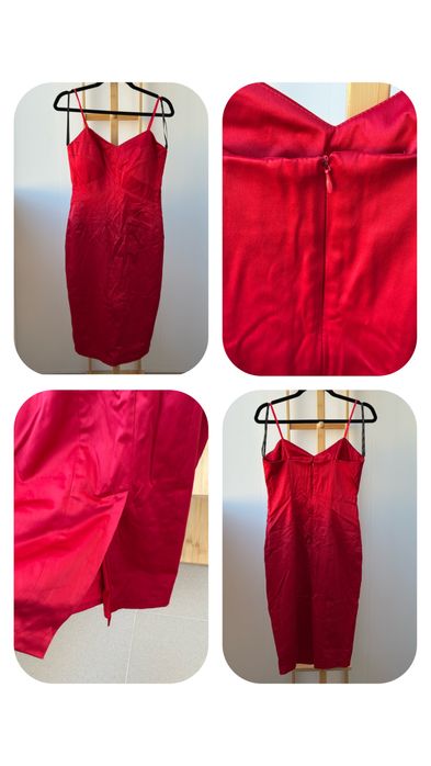 4 официални рокли - 2 черни, бяла, червена