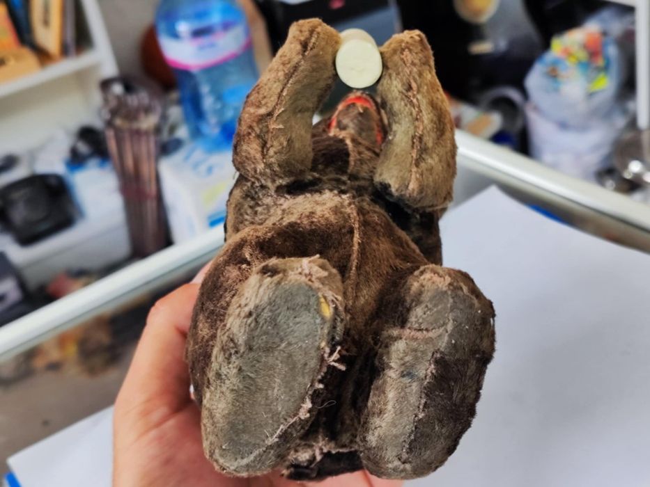 Стара руска механична играчка мече