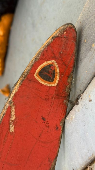 Лыжи деревянные винтаж