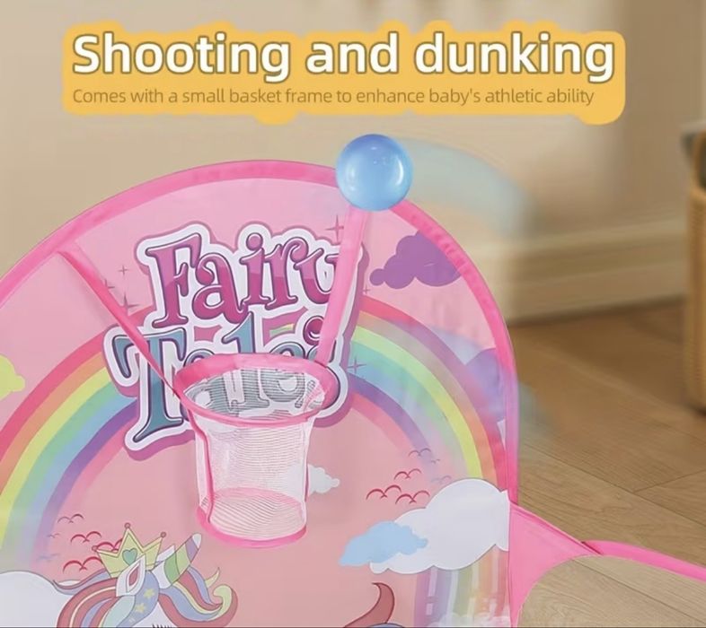 Vand țarc pliabil, are cos de baschet