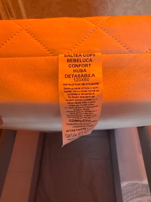 Pătuț pliabil inclus saltea