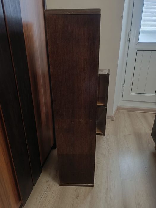 Советские деревянные полки со стеклом